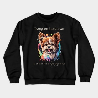 Happy Puppy Crewneck Sweatshirt